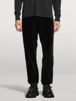 Velour Drawstring Sweatpants