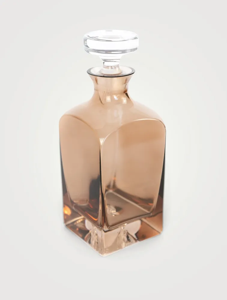 Coloured Glass Decanter