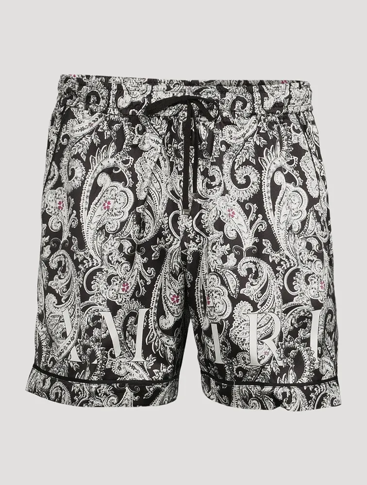 Paisley Pajama Shorts