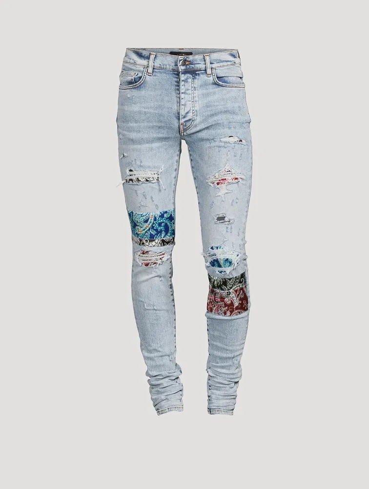 Pajama Art Patch Jeans
