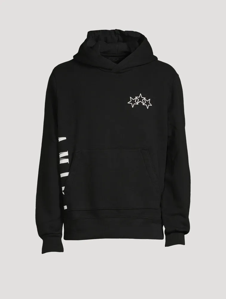 Vertical Logo Cotton Hoodie