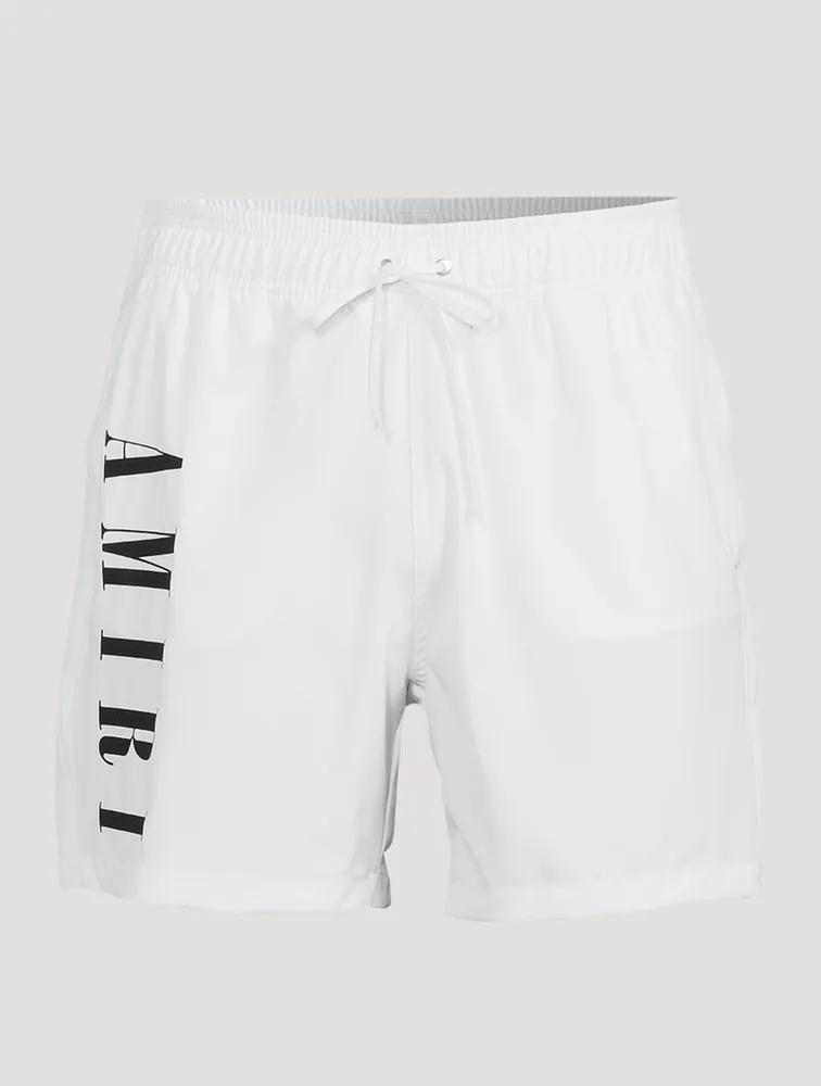 Vertical Logo Swim Trunks
