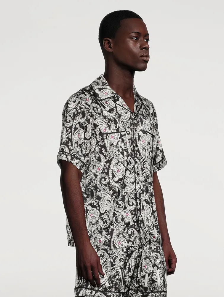 Paisley Pajama Shirt