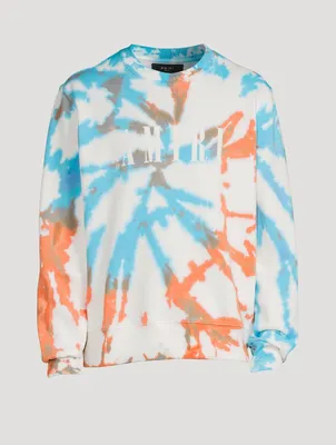 Core Logo Sweatshirt Tie Dye Print