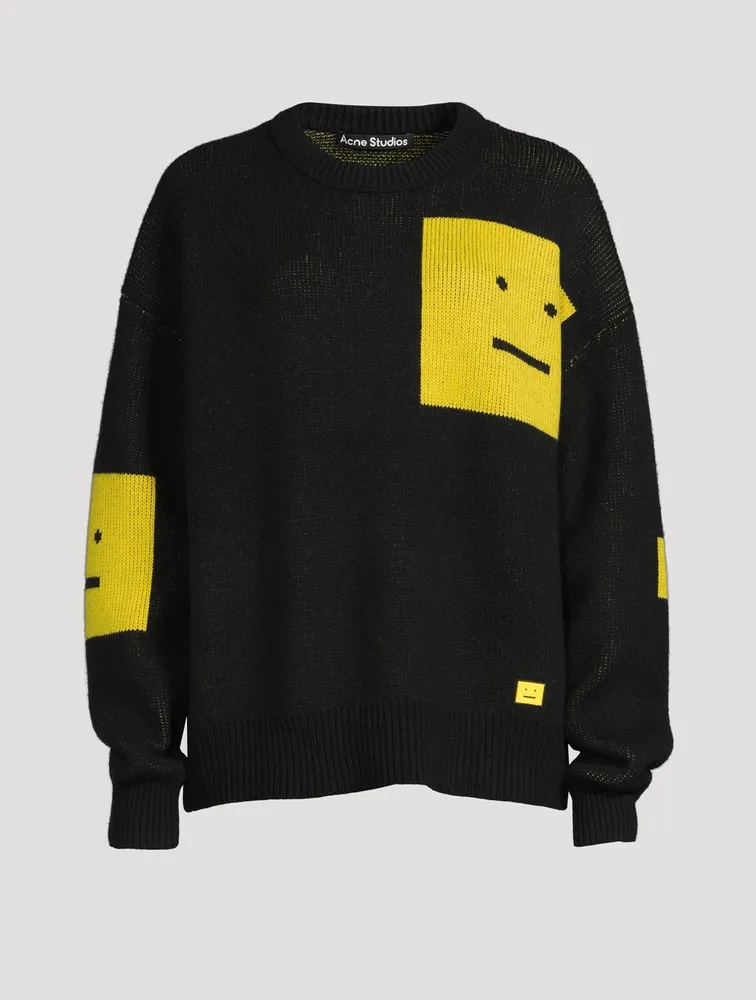 Face Wool Sweater