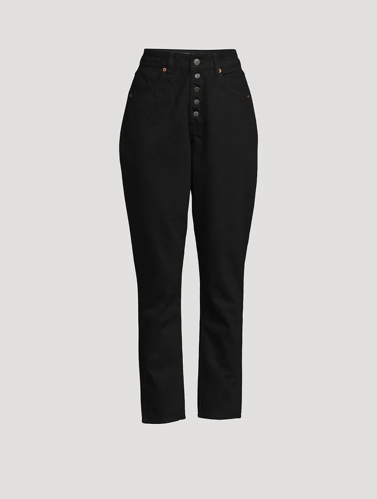 Pamela Slim Tapered-Leg Jeans