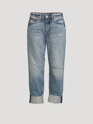 Rosa Mid-Rise Boyfriend Jeans