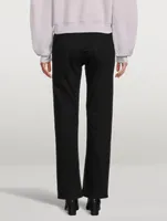 Rider High-Waisted Straight-Leg Jeans