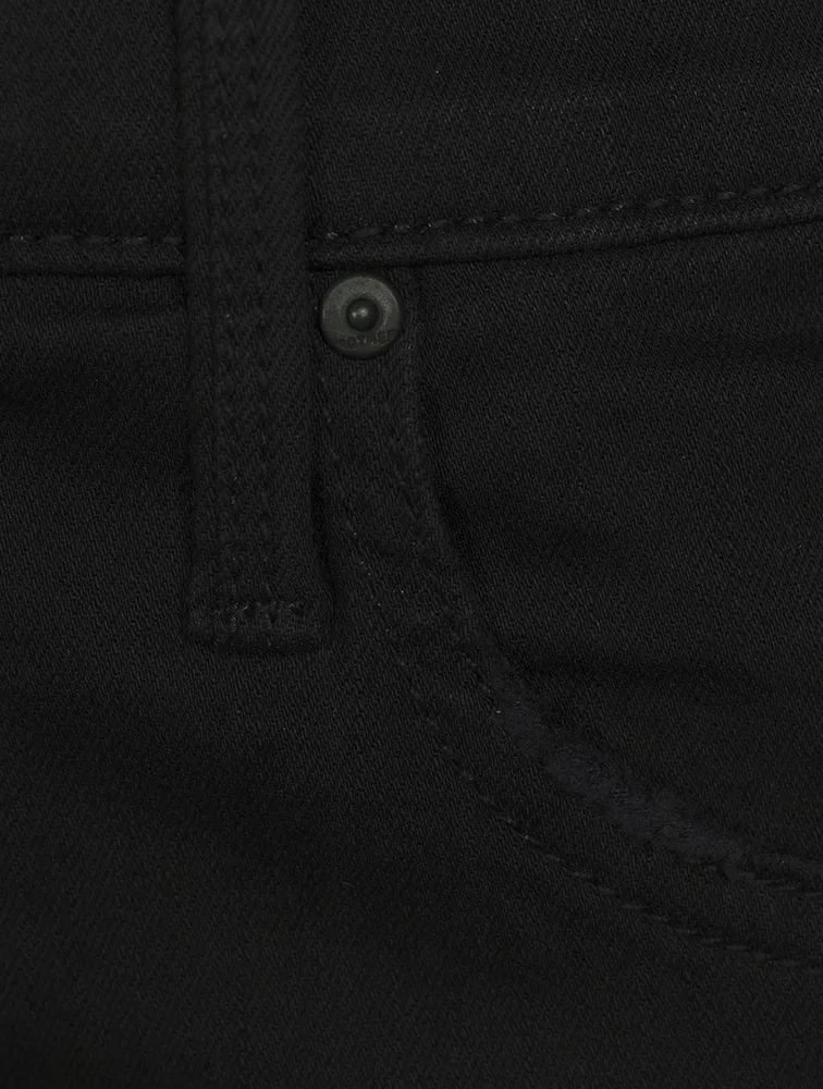Rider High-Waisted Straight-Leg Jeans