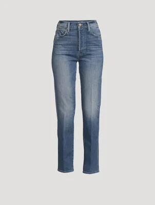 Hiker High-Waisted Straight-Leg Jeans