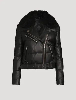 Chauvreulx Down Leather Puffer