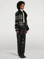Kechika Wool And Mohair Biker Jacket