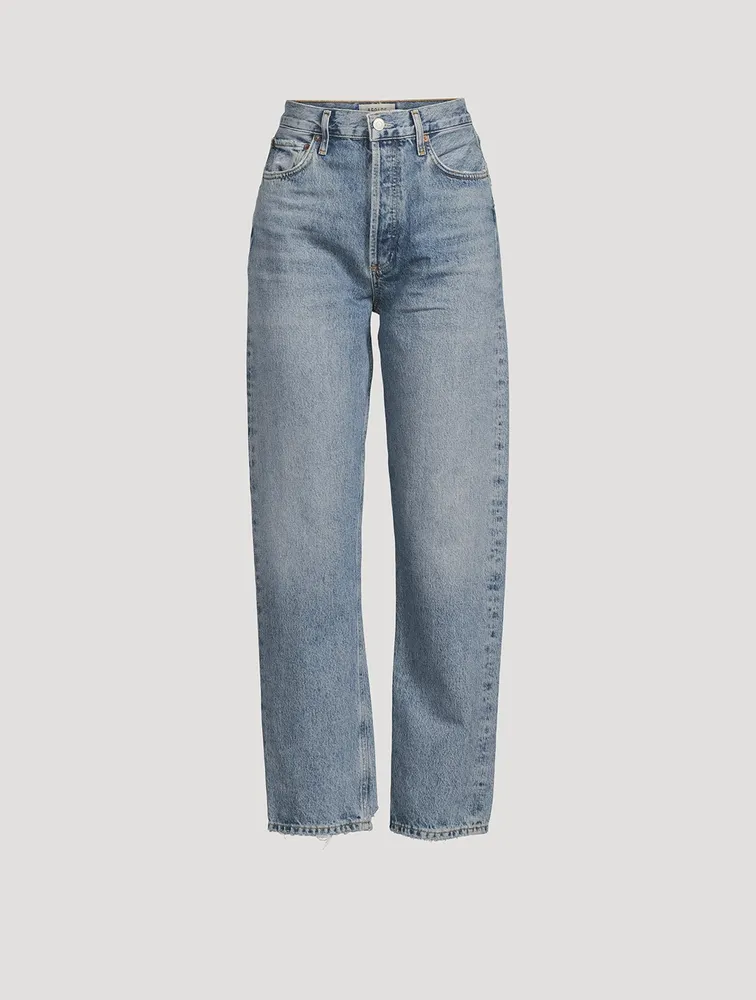 90s Pinch Waist Straight Jeans