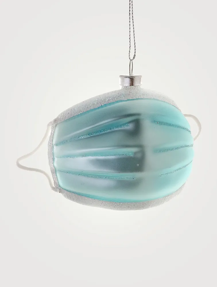 Mask Glass Ornament