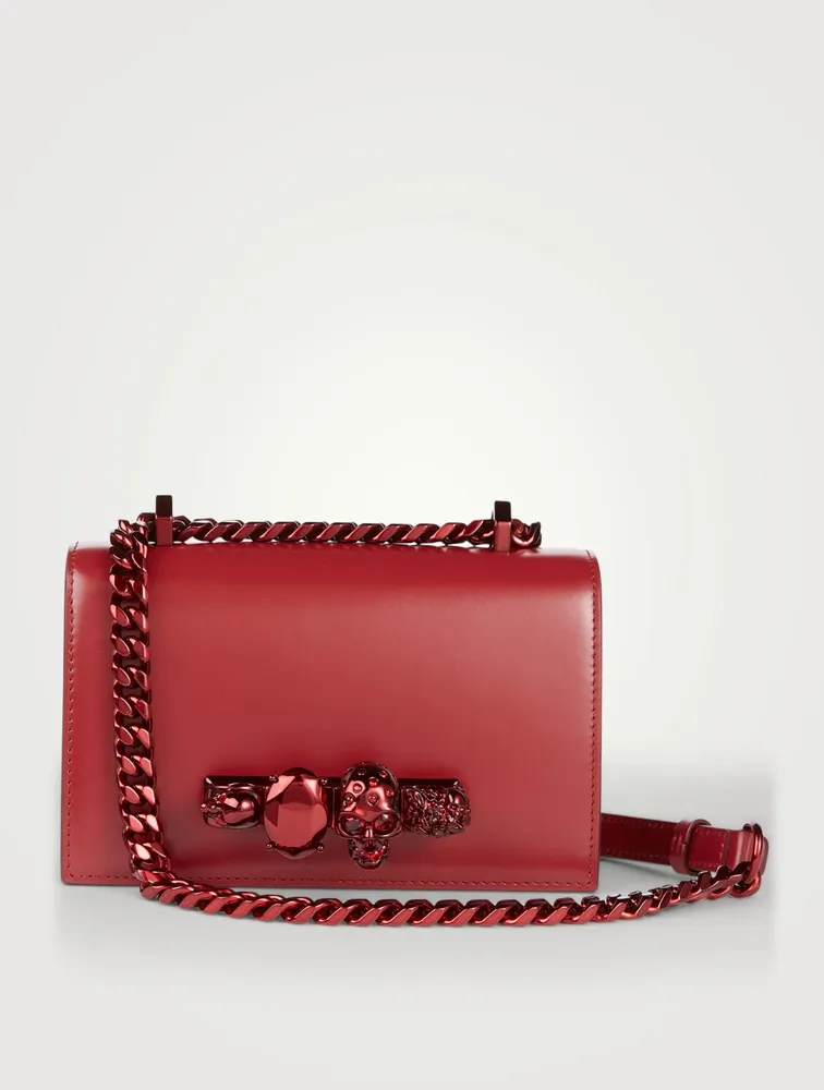 Mini Jewelled Leather Satchel