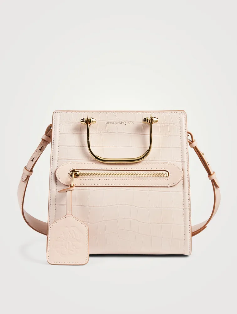 The Short Story Croc-Embossed Leather Bag