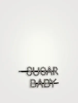Set of Two Sugar Baby Crystal Hair Pins