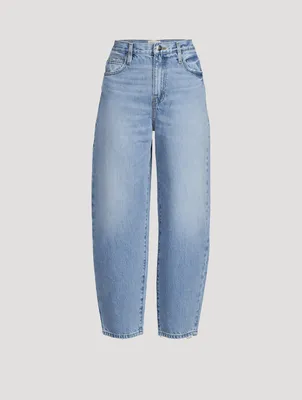 Ultra High-Rise Barrel-Leg Jeans