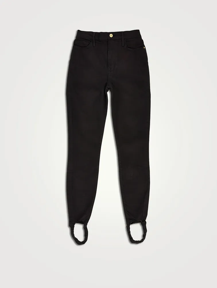 Ali High-Rise Cigarette Jeans With Stirrup