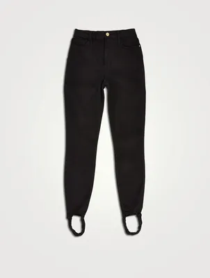 Ali High-Rise Cigarette Jeans With Stirrup