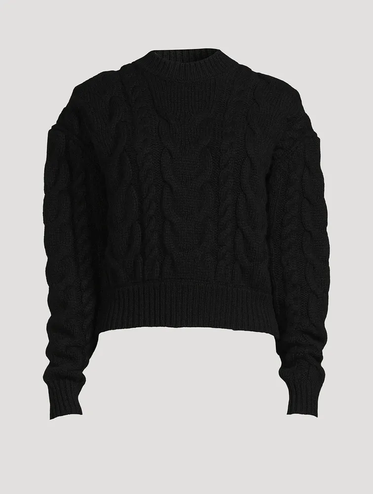 Wool Cable-Knit Sweater