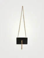 Small Kate YSL Monogram Velvet Chain Bag