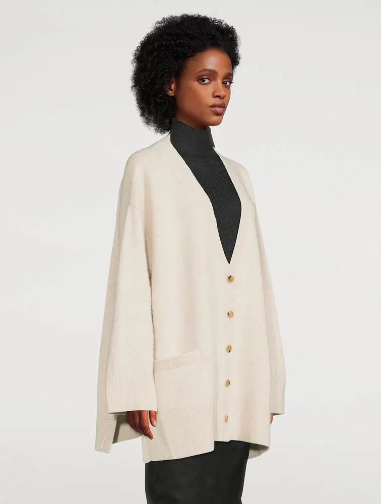 Brushed Wool Cardigan