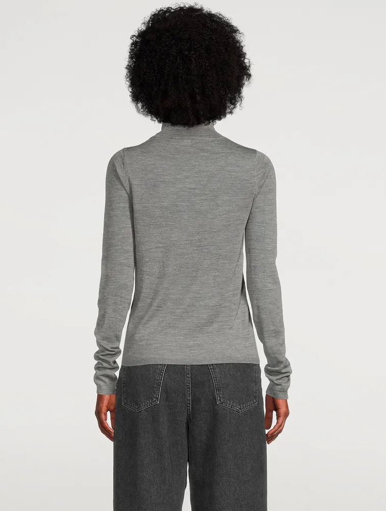 First Layer Wool Turtleneck Sweater