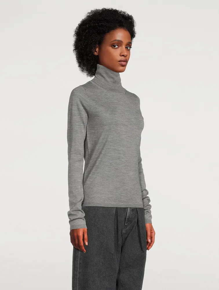 First Layer Wool Turtleneck Sweater