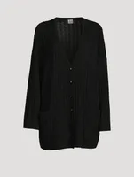 Mini Cable Wool Cardigan
