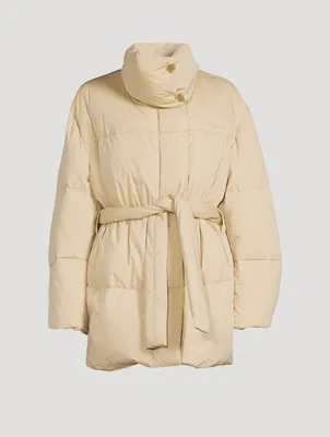 Belted Puffer Jacket