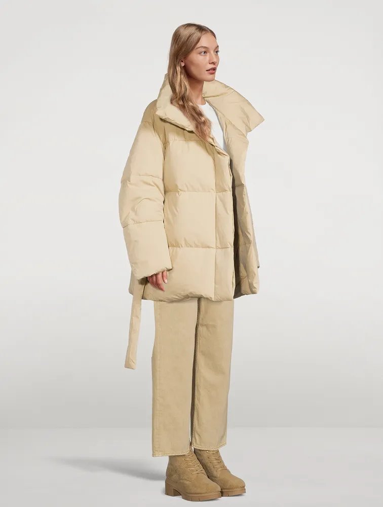 Belted Puffer Jacket