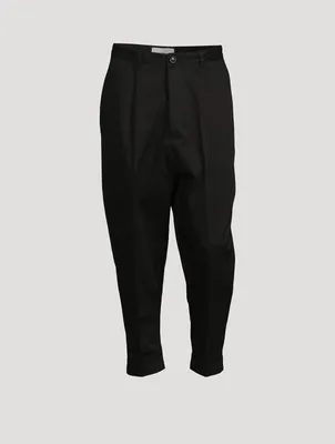 Oversized Carrot-Fit Chino Pants
