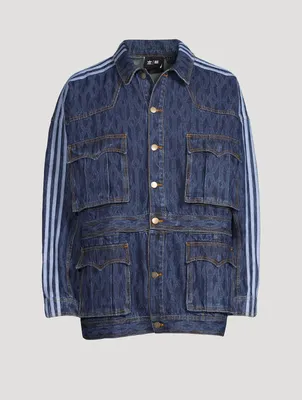 Ivy Park Monogram Denim Track Jacket
