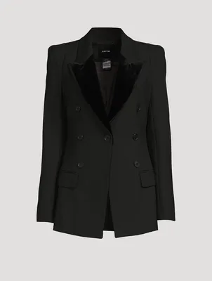 Not A Double-Breasted Tuxedo Pagoda Blazer