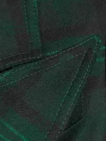 Wedding Double-Breasted Blazer Plaid