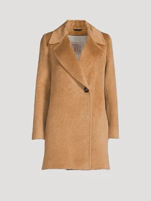 Baby Suri Alpaca And Wool Car Coat