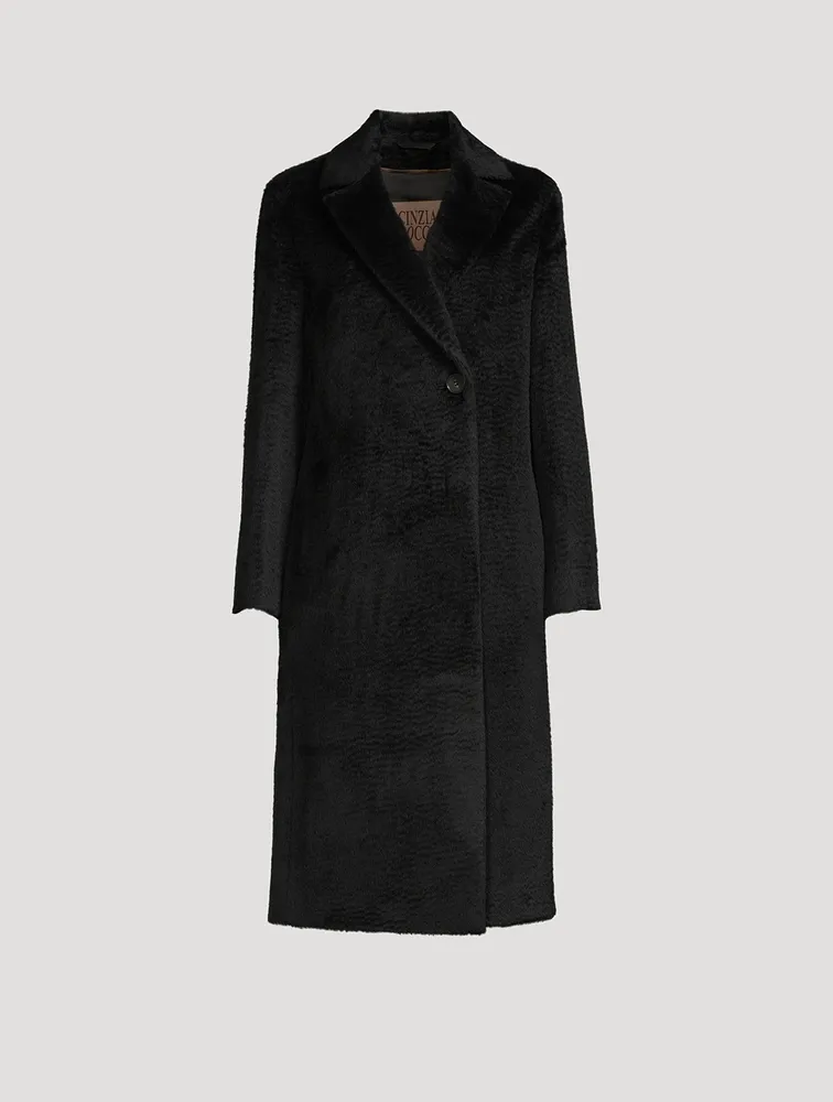 Baby Suri Alpaca And Wool Long Coat