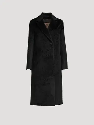 Baby Suri Alpaca And Wool Long Coat