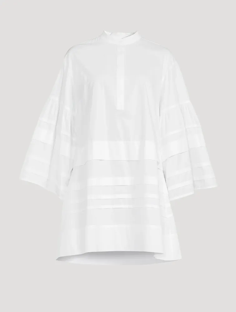 Layered Oversized Shirt Dress
