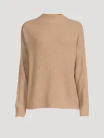 Ribbed Mockneck Sweater