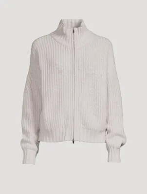 Zip-Front Cardigan