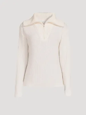 Cashmere Half-Zip Sweater