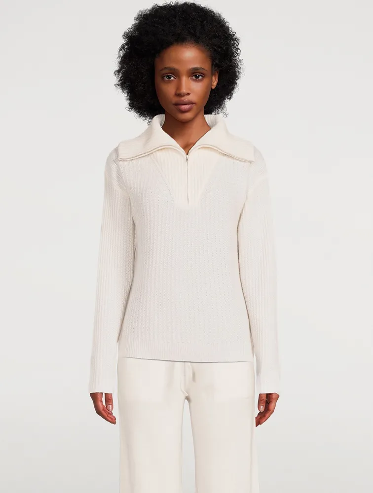 Cashmere Half-Zip Sweater