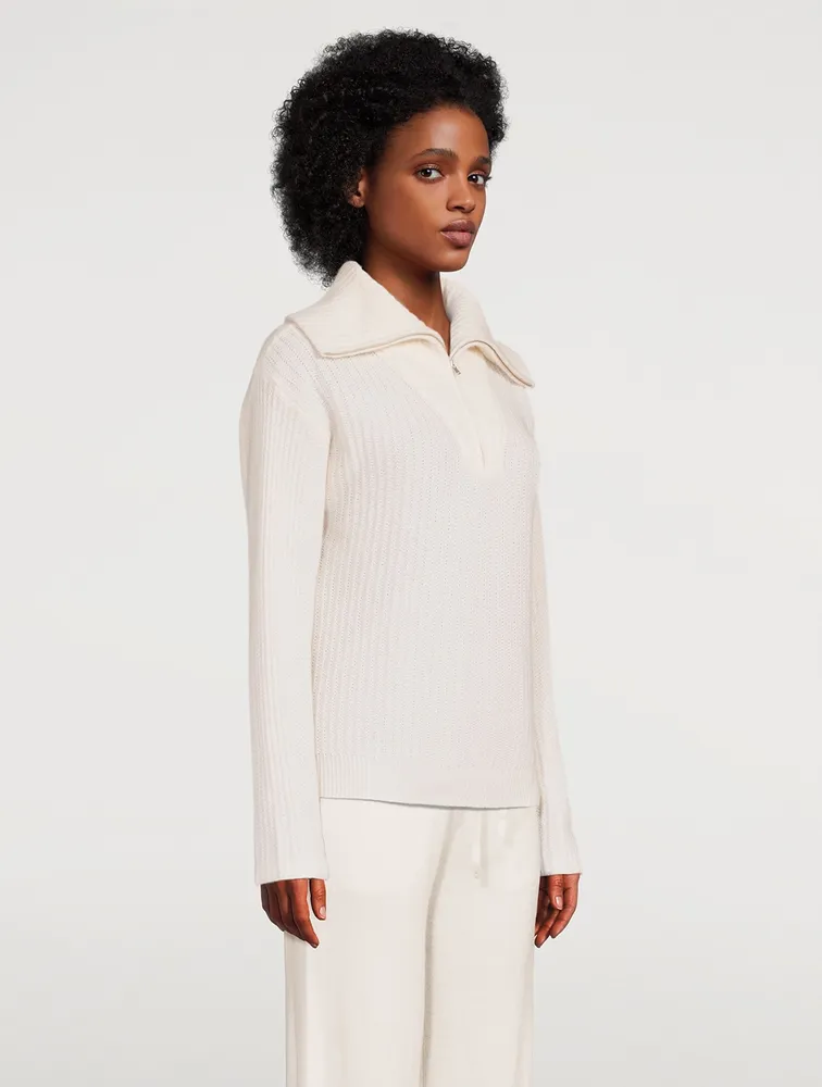 Cashmere Half-Zip Sweater