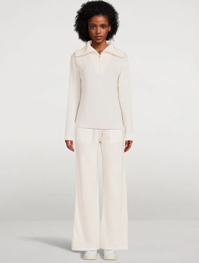 Cashmere Half-Zip Sweater