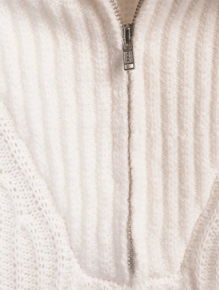 Cashmere Half-Zip Sweater