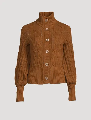 Cable-Knit Cardigan