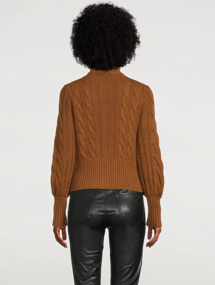 Cable-Knit Cardigan