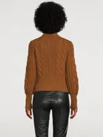 Cable-Knit Cardigan